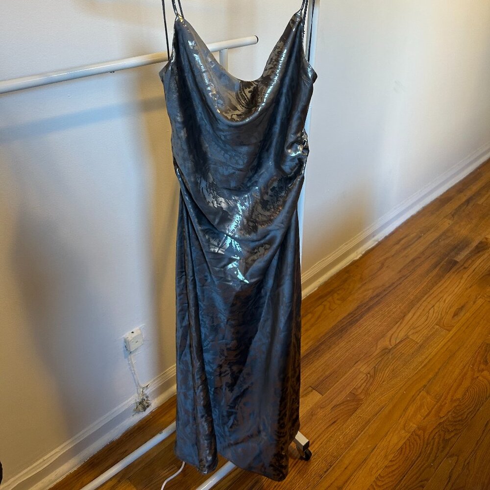 Zara Silver Dress - Picture 1 of 4
